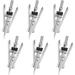 Hunting Broadheads 12PK 3 Blades Archery Broadheads 100 Grain Screw-In Arrow Heads Arrow Tips Compatible Recurve Bow Compound Bow Crossbow Traditional Bows Plastic Portable Arrowheads Case