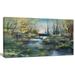Design Art Brook and Rocks Oil Painting Painting Print on Wrapped Canvas