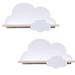 2Pcs Cloud Shelves for Childrenâ€™s Nursery Or Bedroom Kids Nursery Room Shelves Floating Bedroom Baby