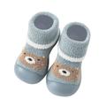 ZMHEGW Toddler Kids Baby Boys Girls Shoes First Walkers Thickened Warm Cute Cartoon Socks Shoes Antislip Shoes Prewalker Sneaker Outfit Moccasins Baby Boy I N C Shoes Toddler Tennis