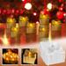 12pc Installed Mini Candle Light Home Decoration LED Candle Light Holiday Candle Light Christmas Halloween Decorations Outdoor Led Lights Wall Stickers Fall Home Decor Kitchen Essentials XYZ 18400