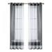 Sheer Window Curtain Panels - Solid White Lightweight & Airy Gauzy Panels/Drapes with Grommet Top (52 Wide x 95 inch Longï¼‰