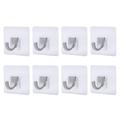 Christmas Savings Feltree Shelf Organizer 8PCS Strong Sticky Hook Viscose Door Rear Hook Hanger Free Punching Wall Hanging Wall Hanging Coat Hook Load-Bearing Coat Hook