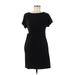 Julie Dillon Casual Dress - Sheath: Black Solid Dresses - Women's Size 6