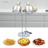 Food Heating Lamp for Commercial Use Food Heating Warmer Lights with Dual 250W Bulbs Buffet Food Warmer Light 110V
