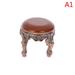 Qyiloy 1:12 Dollhouse Miniature Furniture Wooden Round Kitchen Side Table and stool