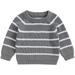 Newborn Baby Girls Boys Sweater Striped Winter Warm Knit Pullover Sweater Infant Clothes for Girls Boys