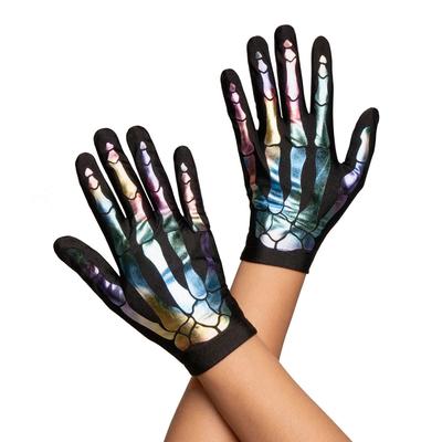 Iridescent Skeleton Gloves