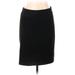 H&M Casual Skirt: Black Solid Bottoms - Women's Size 12