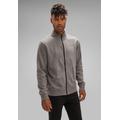 Sweatjacke STREET ONE MEN Gr. XL (54), braun (dark dull sand) Herren Sweatjacken