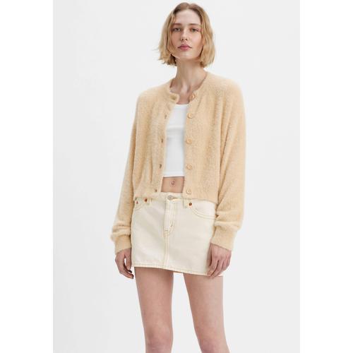 „Strickjacke LEVI’S „“CAT““ Gr. L (40), beige (marzipan) Damen Strickjacken kurze“