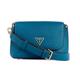 GUESS Damen Meridian Flap Umhängetasche Schultertasche, Schulterklappe, blaugrün