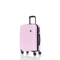 Nere - Stori - ABS Hard-Shell Suitcase Collection - 8-Spinner Wheels - Self-Repairing Zip - Built-in TSA Combination Lock - Expanding Luggage (Orchid Pink, Cabin Bag)