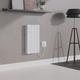 NRG 700W Electric Ceramic Radiator with Wi-Fi Model, Portable Plug in Electric Heater, Free Standing or Wall Mountable White