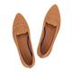 Womens Pointed Toe Ballet Flat Knit Dress Shoes Low Wedge Flat Shoes Comfort Slip On Flats Shoes for Woman Classic Softable Shoes, 6013 Tan, 5.5 UK