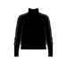 Icebreaker MerinoFine Luxe Long Sleeve High Neck Sweater - Women's Black Medium IB0A56TS001M