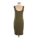 BCBGeneration Casual Dress: Green Dresses - Women's Size Large