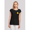 T-Shirt F4NT4STIC "Yellow Rubber Duck SHORT SLEEVE", Damen, Gr. L, schwarz, Obermaterial: 100% Baumwolle, casual, regular fit, Rundhals, Kurzarm ohne Bündchen, Shirts, Print