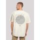 T-Shirt F4NT4STIC "Geometric Grau", Herren, Gr. XS, beige (sand), Obermaterial: 100% Baumwolle, casual, oversize, Rundhals, Kurzarm ohne Bündchen, Shirts, Print