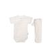 Erstausstattungspaket LILIPUT "Regenbogen", Baby, Gr. 62/68, beige, 100% Baumwolle, casual, KOB Set-Artikel, bestehend aus einer Decke und einem Wickelbody