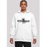 "Kapuzenpullover F4NT4STIC ""PHIBER SpaceOne Astronaut"" Gr. L, weiß Herren Pullover Print"