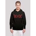 Kapuzenpullover F4NT4STIC "ACDC Rock Band Horns Logo" Gr. 5XL, schwarz Herren Pullover Kapuzenpullover