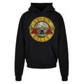 Kapuzenpullover F4NT4STIC "PLUS SIZE Guns 'n' Roses Vintage Classic Logo Black" Gr. 3XL, schwarz Herren Pullover Kapuzenpullover