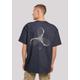 T-Shirt F4NT4STIC "Geometrics" Gr. 3XL, blau (navy) Herren Shirts T-Shirts Print