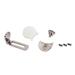 Clarinet Finger Protector with Screws Thumb Rest Kit Clarinet Parts Replacement Woodwind Supplies (Silver White)