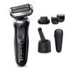 Braun Electric Razor for Men Series 7 7075cc 360 Flex Head Electric Foil Shaver with Beard Trimmer Rechargeable Wet & Dry 4in1 SmartCare Center and Travel Case