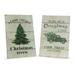 Wood Tree and Truck Plaque (Set of 2) - 5 x 7.75 x 11