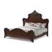 New Classic Furniture Viceroy Cherry Panel Bed with Arched Headboard