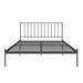 RealRooms Ares Metal Bed, Twin Size Frame, Adjustable Height