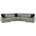 Signature Design by Ashley Colleyville Stone 5-Piece Power Reclining Sectional - 120"W x 120"D x 39"H