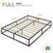 Novilla 10-inch Metal Platform Bed Frame, Wood Slat Support