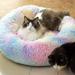 Calming Dog Bed 16 Plush Active cat Bed Anti Anxiety Round Donut Dog Bed Washable and Calm Orthopedic pet Bed Improve Sleep Soft cat Litter Suitable for Small and Medium-Sized Cats and Dogs