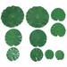 10 Pieces 5 Kinds Artificial Floating Foam Lotus Leaves Lily Pads Artificial Foliage Pond Decor for Pool Aquarium Decor