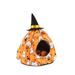 Small Animal Bed Pumpkin Pet House Witch Hat Pumpkin Halloween Pet Bed Squirrel Guinea Pig Bed Cave Hamster Hideout House