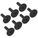 Uxcell 2.3 Inch Training Driving Range Tee Stable Ball Holder Rubber Golf Tee 7 Pack Black