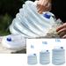 Travelwant Collapsible Water Container with Spigot Camping Water Storage Carrier Jug for Outdoors Hiking Backpack & Survival Kit Foldable Portable Water Canteen 5/10/15L Water Bucket Bag