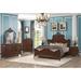New Classic Furniture Viceroy Cherry 4-Piece Bedroom Set with Chest