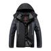 Fesfesfes Plus Size Jackets For Women Outdoor Sprint Coat With Plush And Thickened Windproof Cycling Warm Cotton Coat Hooded Coat Fall Saving Clearance