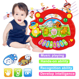 OUSITAID Baby Musical Toys Electronic Kids Musical Instruments Keyboard Piano Set Learning Light Up Toy for Toddlers Infant Early Educational Development Music Toys for Babies