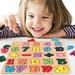 Godderr Toddler Baby Wooden Puzzle Wooden 123 Number Shape Puzzle Toddler Learning Puzzle Toy Gift for Boys and Girls 3 4 5 6 Years Old