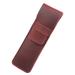 BE-TOOL Retro Leather Pen Case Pen Holder Pencil Pouch Protective with Foldable Flap Cover Handmade Gift for Men and Women