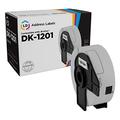 LD Compatible Address Label Replacements for DK-1201 - 1.1 in x 3.5 in (White 400 Count)