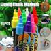 Markers Chalkboard Erasable Dustless Water Based Liquid Wet Erase Pen 6mm 2ML