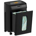 Paper Shredder 10 Sheet Micro Cut Paper Shredder with 4.76-Gallon Pull Out Basket P-5 Security Level