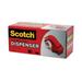 Scotch Compact and Quick Loading Dispenser for Box Sealing Tape 3\\ Core For Rolls Up to 2\\ x 60 yds Red