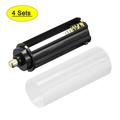 Uxcell 3x1.5V Storage Adapter Case AAA Battery 18650Battery Holder Converter for AAA LED Flashlight